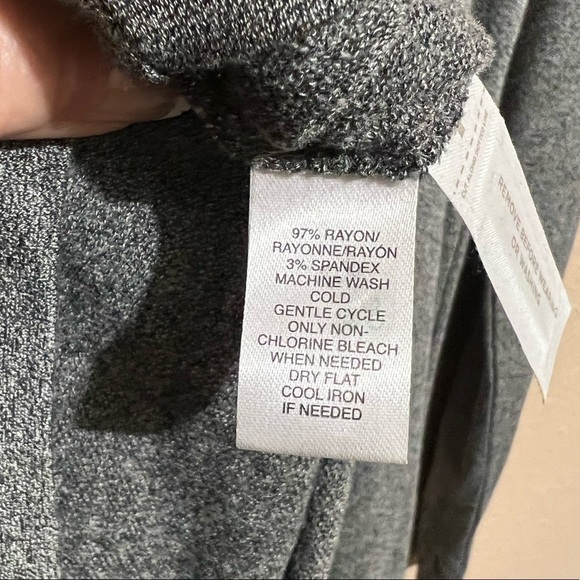 NWT Lou&Grey Blouson Heather Gray Dress Casual Size XSmall - Picture 7 of 8